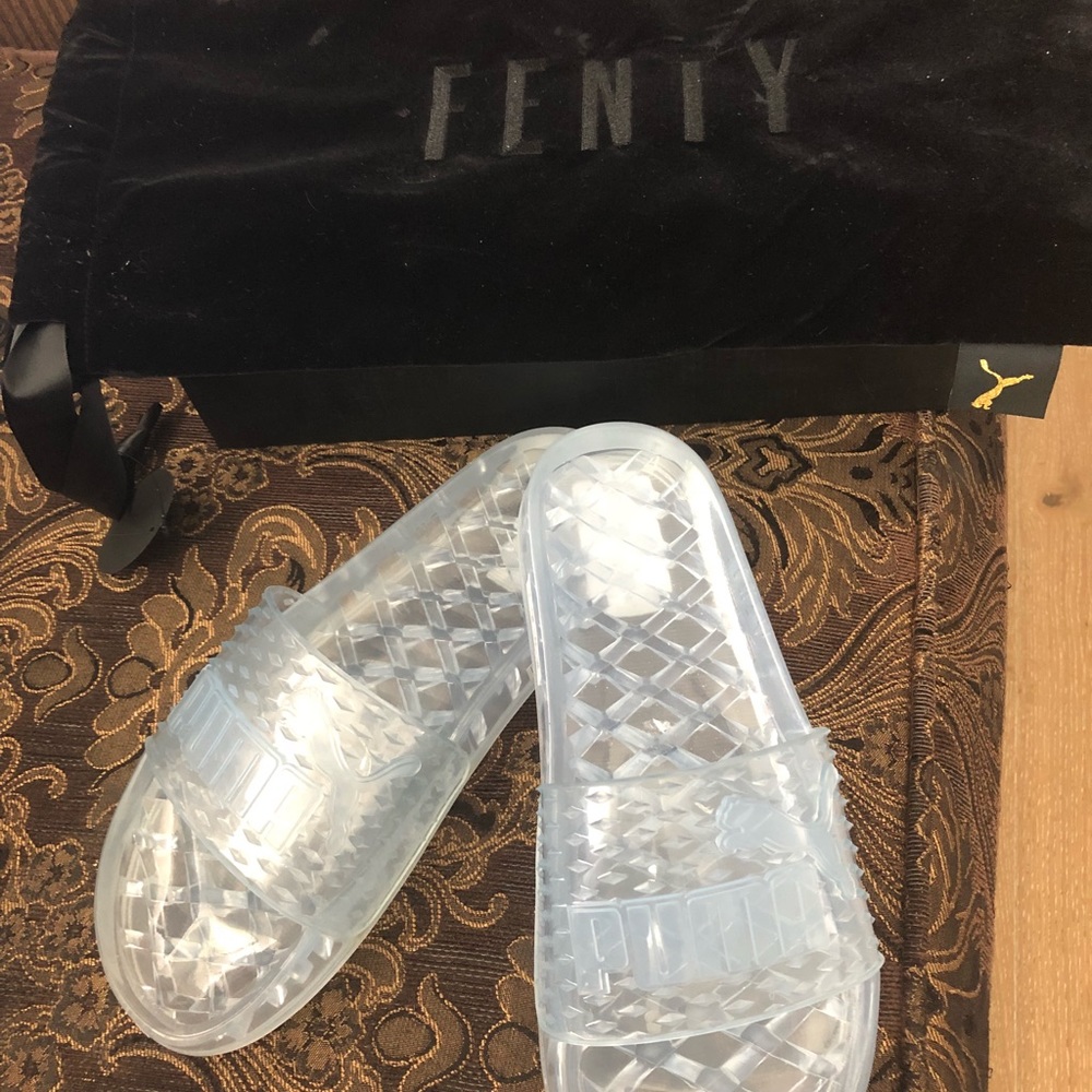 Fenty jellie sandals clear